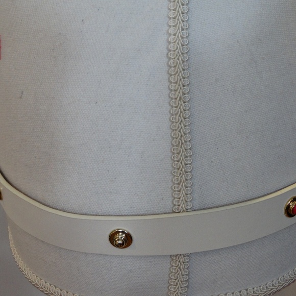 KATE SPADE In The Loop Ivory Leather Skinny Belt S - Picture 7 of 8